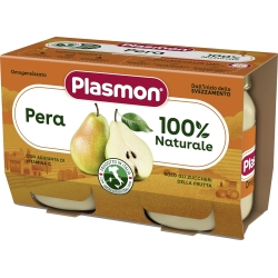 Plasmon omogeneizzato pera dal 4 mese + 2 vasetti da 104g