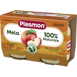 Plasmon omogeneizzato mela 4m+ 2 vasetti da 104 g