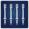 ORAL B set 4 testine di Ricambio per Oxyjet Idropulsore