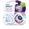Avent Succhietto freeflow maschietto 18m+ confezione 2 ciucci