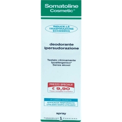 Somatoline Cosmetic Deodorante Ipersudorazione Spray Confezione Doppia 2x125 ml