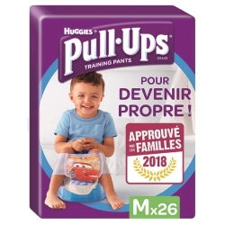 HUGGIES Pull Ups - Pannolino Mutandina Taglia m (12-18 kg) 1 Pacco da 26 Pezzi