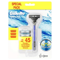 GILLETTE Mach3 Start Lamette di Ricambio per Rasoio - 4 lame