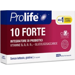 prolife 10 Forte 20 capsule - Integratore di fermenti lattici vivi