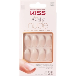Salon Acrylic French Nude - 28 Unghie Artificiali Kan06c
