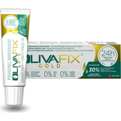 Olivafix Gold - Crema adesiva ortodontica all'olio d'oliva 75 g