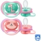 Avent Ultra air 18+ 2 succhietti con tettarella in silicone