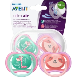 Avent Ultra air 18+ 2 succhietti con tettarella in silicone
