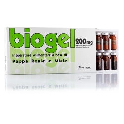 Biogel 200 mg - Integratore tonico energetico 10 flaconcini