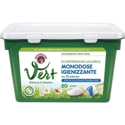 CHANTECLAIR Vert bicarbonato- 20 monodosi di detergente igienizzante