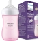 Avent biberon natural 0-6m flusso lento 260 ml rosa