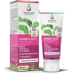 Optima Naturals Gambe Light - Crema naturale per gambe stanche e pesanti 100 ml