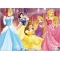 Princess puzzle da pavimento double-face 60 pezzi 70x50 cm