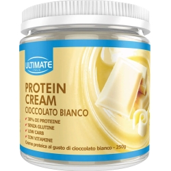 Ultimate Italia Protein Cream Cioccolato Bianco 250 G - Crema Proteica Spalmabile