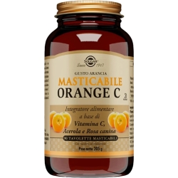 Solgar Orange C 90 Tavolette Masticabili - Integratore di vitamina C