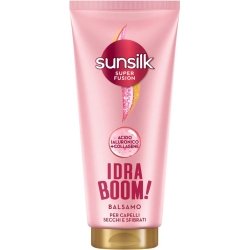 SUNSILK Super Fusion - Idra Boom! - Balsamo per capelli secchi e sfibrati 180 ml