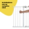 Estensione Cancelletto In Metallo 28 Cm - Bianco