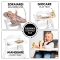 Alpha+ - Seggiolone evolutvo In Legno Bianco iimbottitura arcobaleno