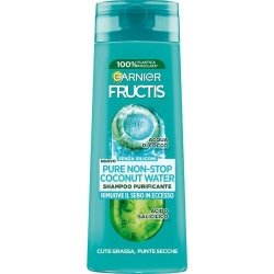 Garnier Fructis Pure No-Stop Coconut Water - Shampoo Purificante 250 Ml