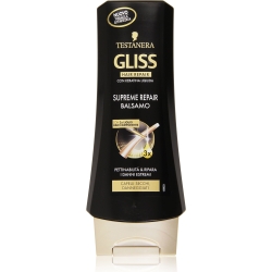 balsamo supreme repair per capelli secchi e danneggiati con cheratina 200 ml gliss
