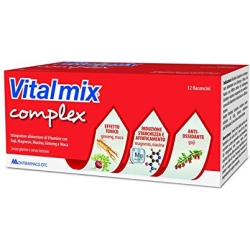 Vitalmix Complex Integratore Per Il Tono Psico Fisico - 12 Flaconcini 10 Ml