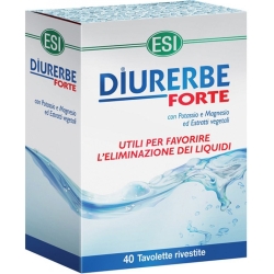 ESI Diurerbe Forte 40 Tavolette - Integratore per Gambe Pesanti e Gonfie