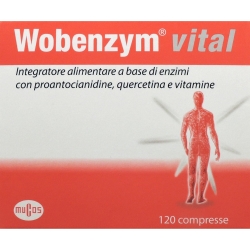 Wobenzym Vital - Integratore Immunostimolante 120 Compresse 55,2 g