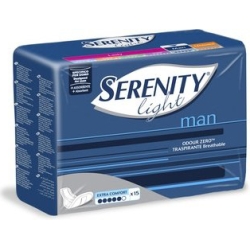 Serenity light man extra comfort - 15 assorbenti per incontinenza uomo