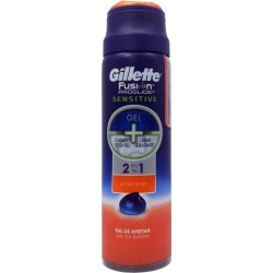 GILLETTE Fusion Proglide Sensitive Active Sport - Gel Da Barba 2 In 1 Idratazione E Cura Della Pelle 175 ml
