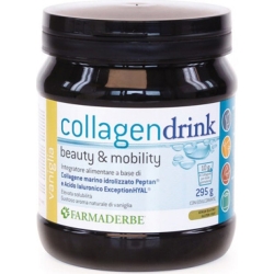Collagen Drink Vaniglia  295 g - Per il benessere di pelle e articolazioni - Farmaderbe