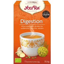 Fior Di Loto yogi tea digestion infuso ayurvedico di erbe 17 bustine filtro 30,6 g
