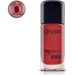 ASTRA My Laque 5 Free - Smalto Ultra brillante N. 22 Poppy Red