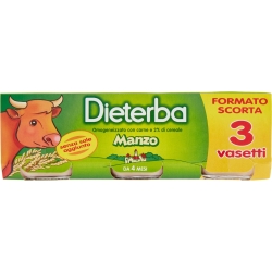omogeneizzato manzo - 3 vasetti da 80 g