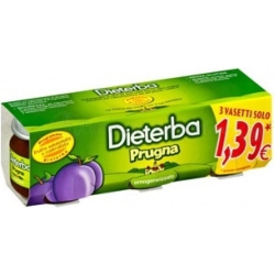 omogeneizzato prugna - 3 vasetti da 80 g