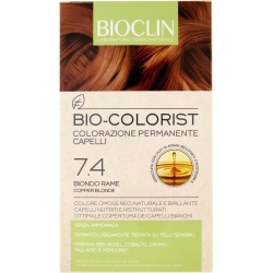 Bioclin Bio Colorist - Colorazione Permanente per capelli N.7.4 biondo rame