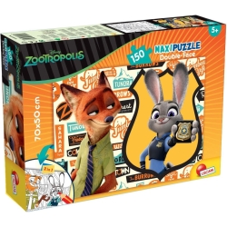 Zootropolis - Puzzle Double-Face Supermaxi Zootropolis 150 Pezzi Multicolore