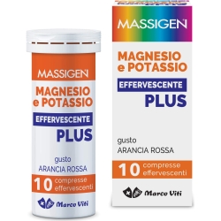 Massigen Magnesio e Potassio Effervescente Forte 10 Compresse - Integratore