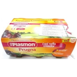 Plasmon Omogeneizzato alla Prugna 6 vasetti da 104g