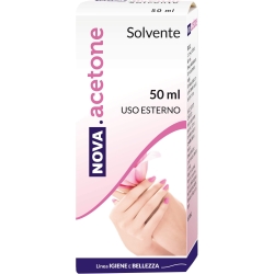 Acetone solvente per unghie 50 ml - Nova Argentia