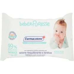 Bebe Puresse - 60 salviette per l'igiene dei neonati