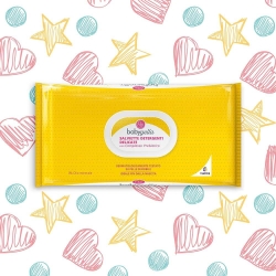 Salviette detergenti delicate con complesso prebiotico 72 pezzi