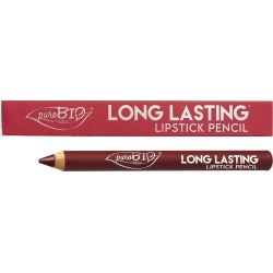 Purobio Long Lasting Lipstick Pencil - Matitone Rossetto n. 014L Rosso Fragola