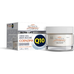Ultra Lift - Crema Viso Anti-Rughe Coenzima Q10 Elasticizzante E Ristrutturante 50 ml