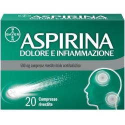 Aspirina Dolore e Infiammazione 500 mg 20 compresse