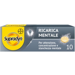 Supradyn Ricarica Mentale 10 compresse effervescenti - Integratore alimentare