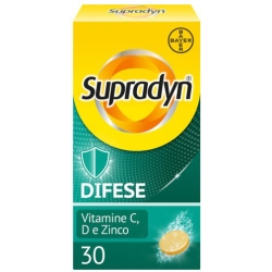 Supradyn Difese 30 Compresse Effervescenti - Integratore Immunostimolante