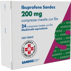 ibuprofene Sandoz 200 mg 24 compresse - farmaco generico analgesico antinfiammatorio