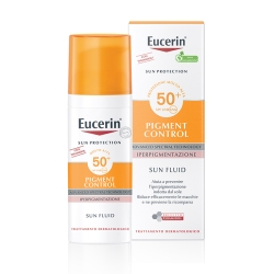 EUCERIN Crema Solare Viso 50+ SPF Fluido Sun Protection Pigment Control Protezione Molto Alta 50 ml