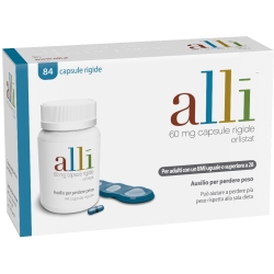 Alli 60 mg 84 capsule - coadiuvante per la perdita di peso