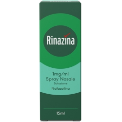 Rinazina 100mg/100ml - Spray nasale decongestionante 15 ml (Confezione Danneggiata)